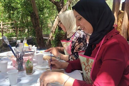 Calligraphy and Painting Workshop in Ouirgane with Asma