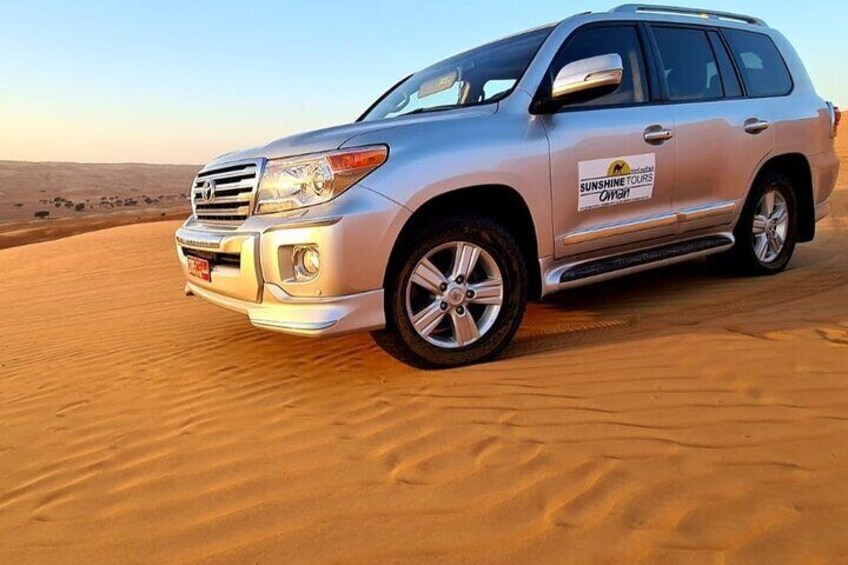 2 days and 1 night Private Tour in Wadi Shab to Wahiba Sands Desert