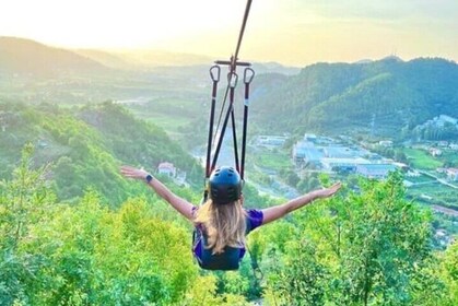 Zipline Albania Adventure and Petrela Castle from Durres/Golem