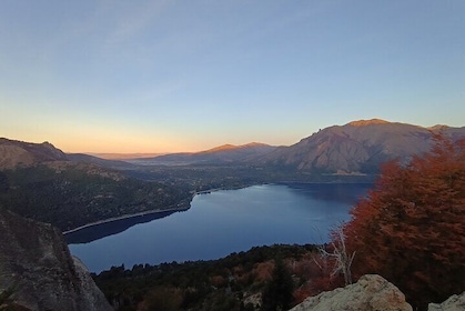 Sunset between Lengas Guided Hiking in Bariloche