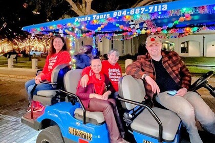 Nights of Lights Private Electric Golfcart Tour up to 7 People
