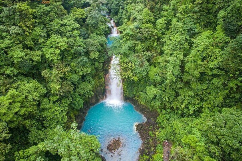 Amazing Waterfall San Ramon NicaraguaBlue River