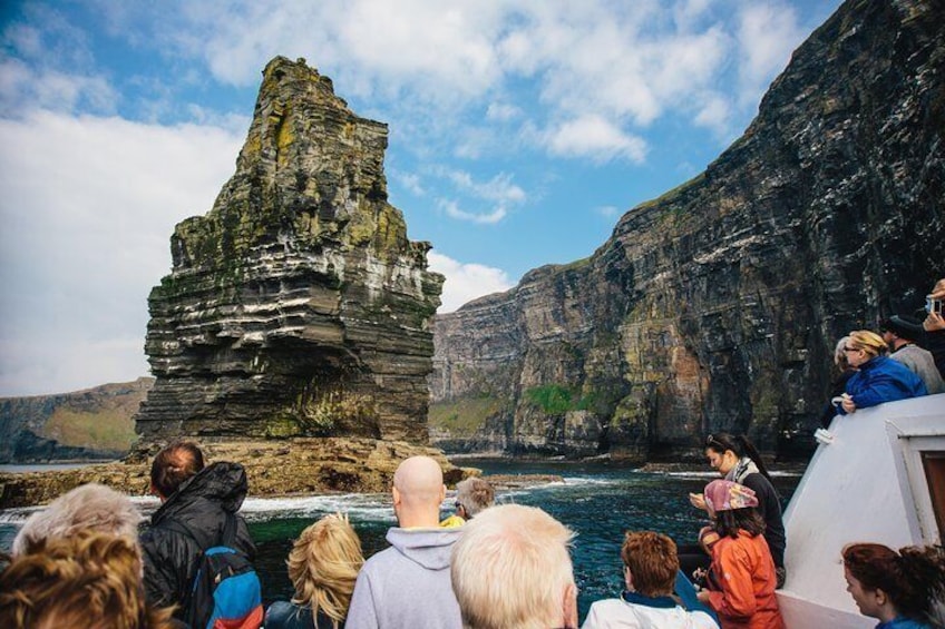 Experience the Cliffs of Moher from the sea..