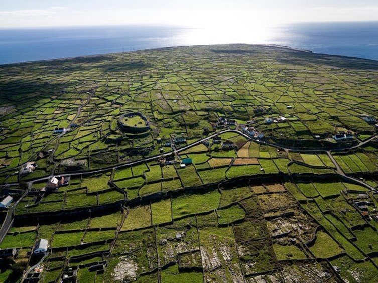 Aerial view of Inis Oirr