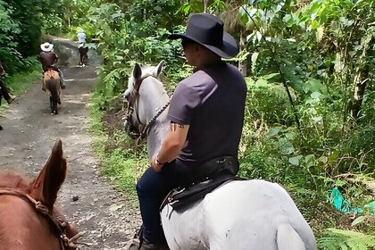 Horseback riding near Medellin, typical lunch and private transportation