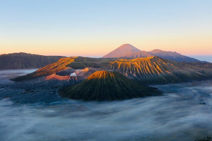 Sunrise at Mount Bromo.