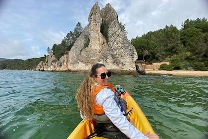 Arrábida Kayak Tour with Secret Beaches & Beach Picnic