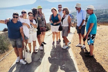 Chania Old Town Ancient Aptera and Olive Oil Tour from Rethymno