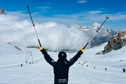 Full Day Private Ski Lesson in Zermatt