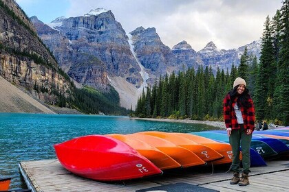 Banff Mountain Adventure with Hiking and Canoeing Options