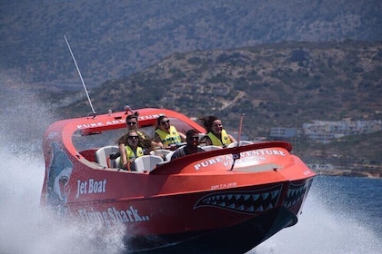 JET BOAT Water Sports 1h adrenaline from port Hersonissos CRETE