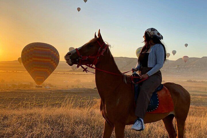 Fairy Chimneys Guided Horseback Tour in Cappadocia