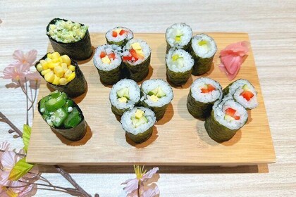 Vegetable Sushi Roll making in Osaka! Same-day booking welcome!