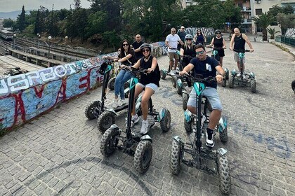 Modern Athens Electric Four-Wheel Scooter Tour