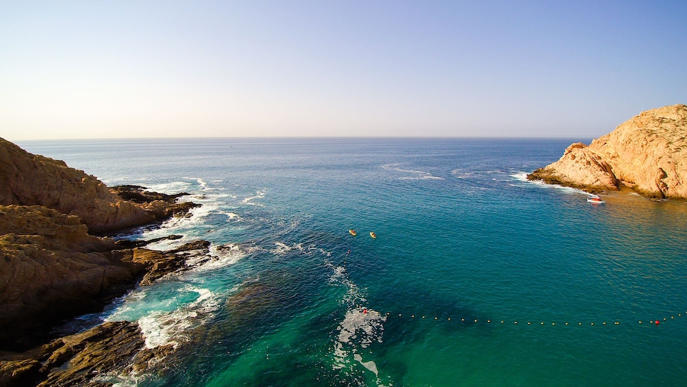 Calm views of Santa Maria Bay

