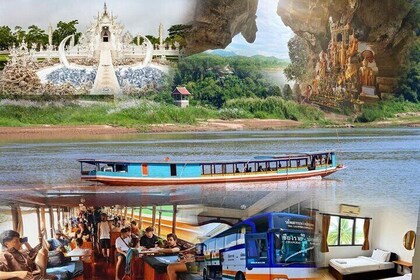 Chiang Mai to Luang Prabang 2 Day Scenic Slow Boat Pak Ou Caves