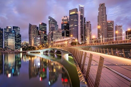 Singapore Marina Bay Night Walk with Spectra and Rhapsody Shows