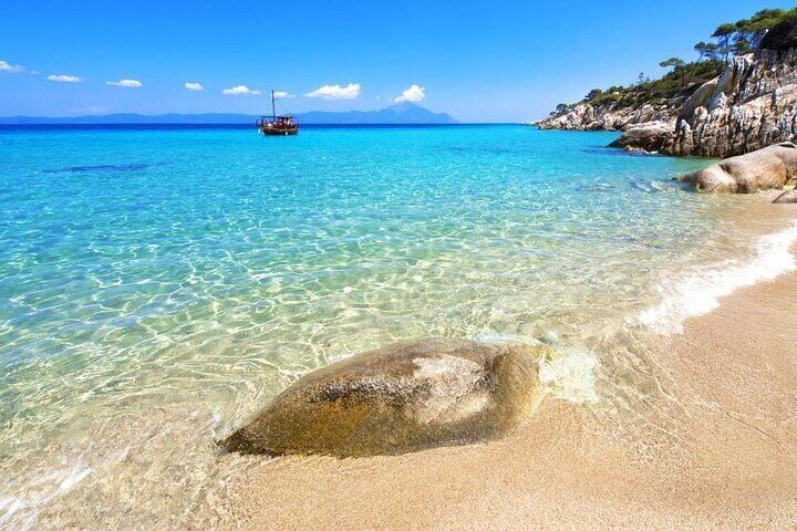  Private Tour to Halkidiki Kallithea, Pefkochori & Hidden Beach 