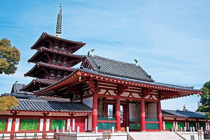 Visit historical sites in Osaka such as Shitennoji Temple, one of Japan's oldest temple