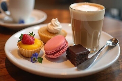 Delicious experience of local sweets with coffee.