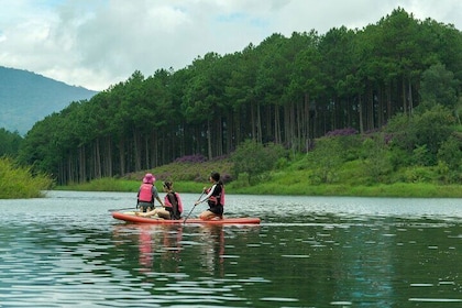 Sunset SUP BBQ and Cozy Camping by Tuyen Lam Lake