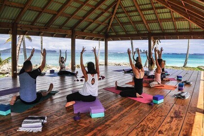 Yoga Session at Villa Serena, Las Galeras