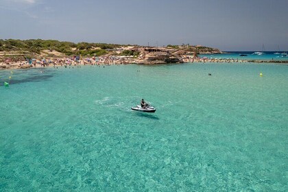 Cala Conta EN Moto DE Agua Tour from San Antonio