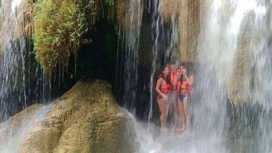 Private day tour to Erawan Waterfall and Kanchanaburi from Bangkok