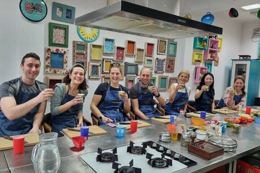 Local Market Tour & Five Course Meal Class