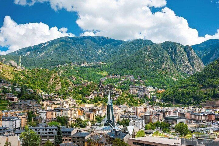 Andorra and France from Barcelona