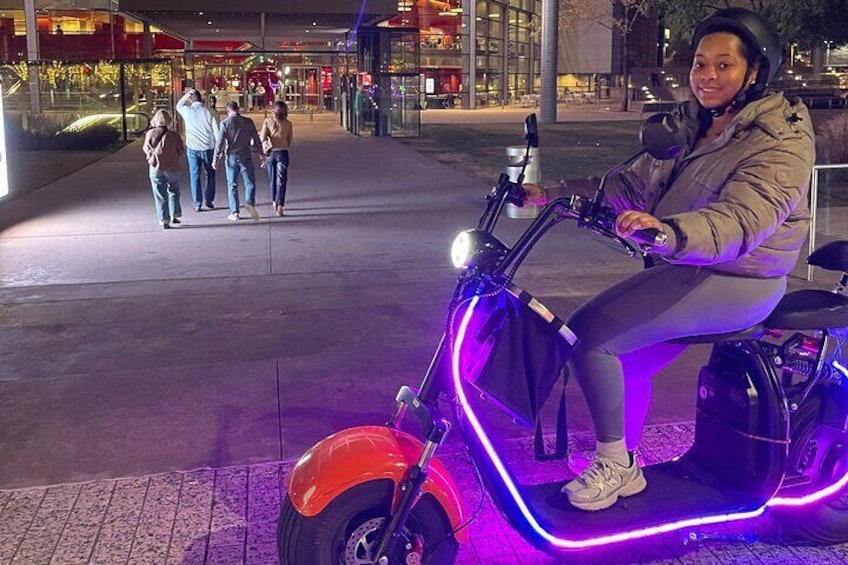  2 Hour Dallas Night Sightseeing E-Scooter Tour