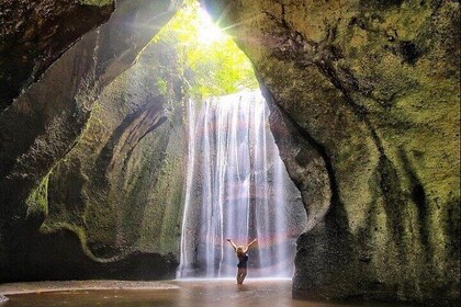 From Bali -Tibumana Tukad Cepung and Tegenungan Waterfalls Tour