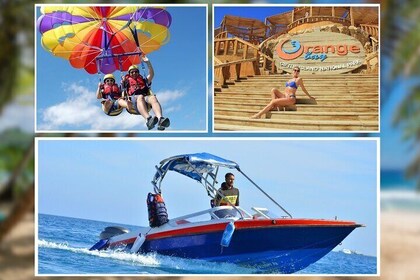 Discover Orange Island by Speedboat & Parasailing Fun – Hurghada