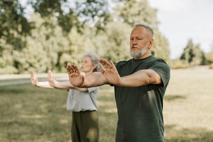Guangzhou Taiji Self Healing Workshop in a Park