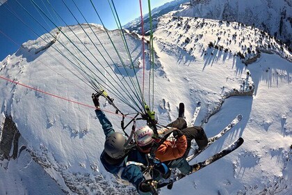 Baptism in Paragliding in La Clusaz