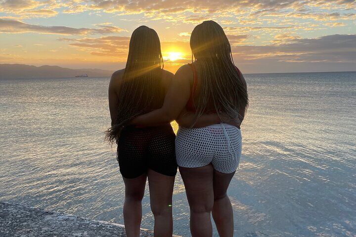 Beautiful sunsets by the beach