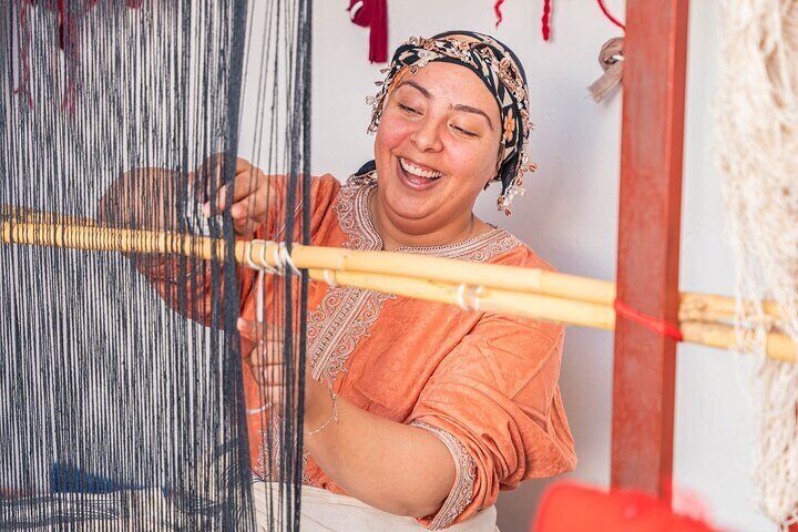 Berber Weaving Workshop in Safi