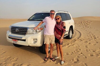 Evening Half Day Abu Dhabi Desert Safari Tour with BBQ Dinner