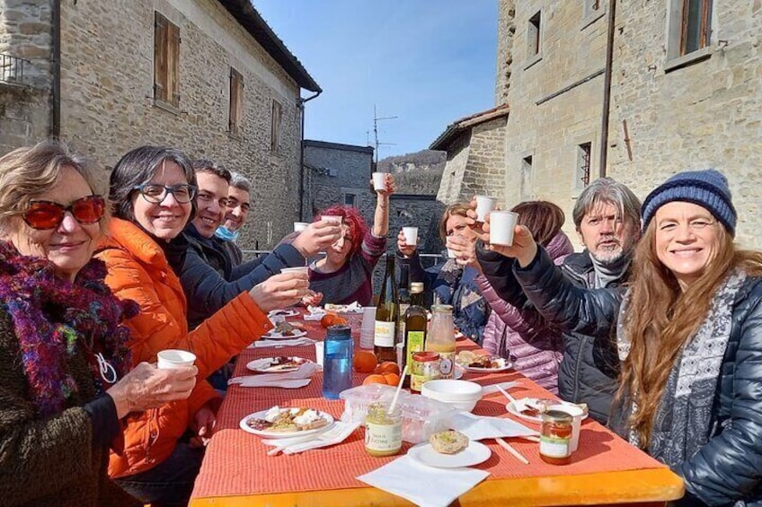 Agri-aperitif at the Rocca of Civitella di Romagna