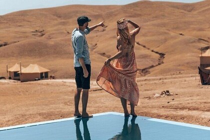 Agafay Desert Escape Pool Day, Lunch & Transport - Marrakech