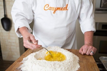 Make Pasta & Panna Cotta With Sea Views + Wine (4-Course Meal)