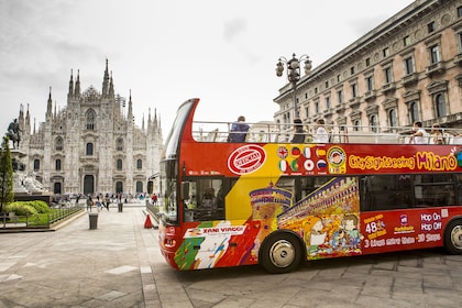 Visite touristique de Milan en bus à arrêts multiples