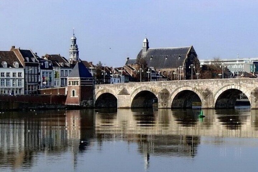 Beautiful Maastricht along the river