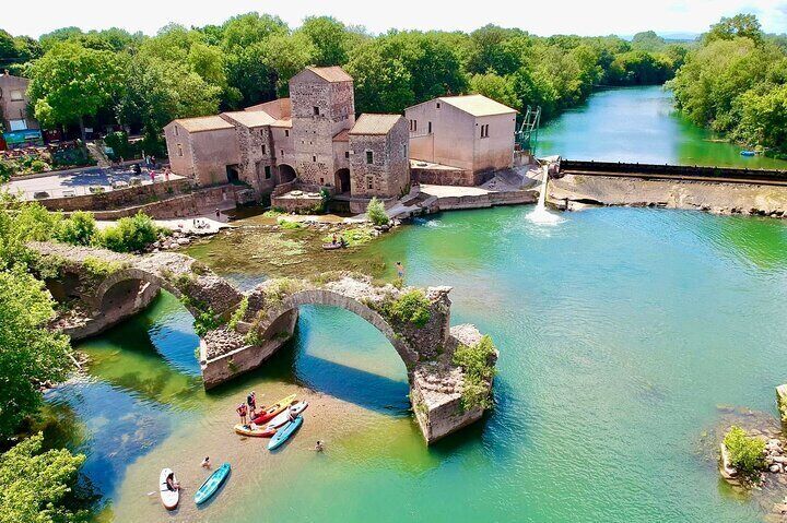 Guided kayak and paddle tour on the Herault