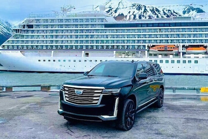 Private Seward Cruise Transit Tour with National Park and AWCC