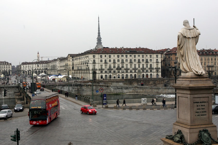 Hop-on hop-off bus in Torino