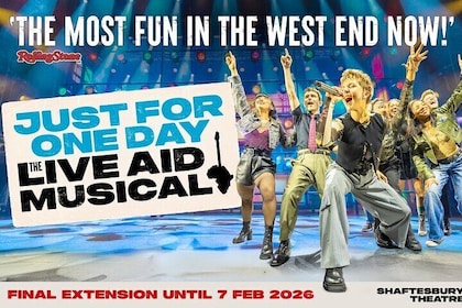 London Theatre: JUST FOR ONE DAY - The Live Aid Musical