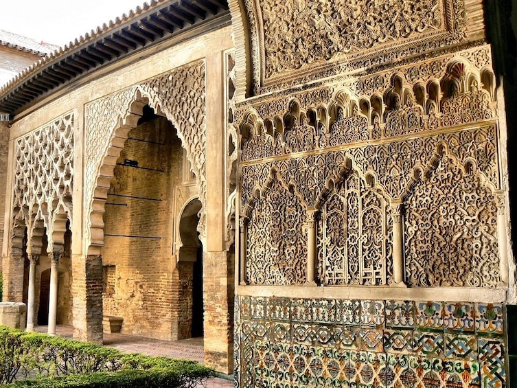 Outside view of the Alcázar of Seville