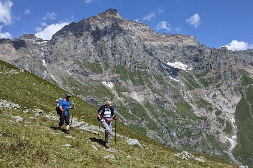 descending from the Gastaldi refuge