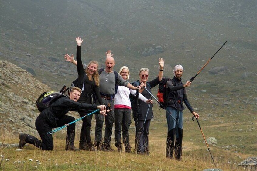 group at Pian della Mussa